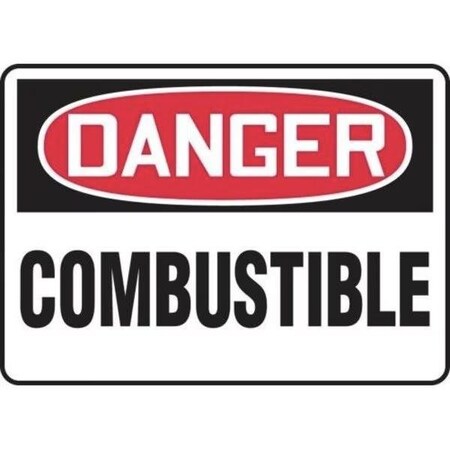 Accuform OSHA DANGER SAFETY SIGN COMBUSTIBLE MCHL141XT MCHL141XT